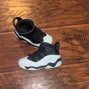 Jordan Black and White Sneakers